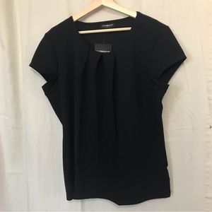 XXL Black Refined Textured Tee